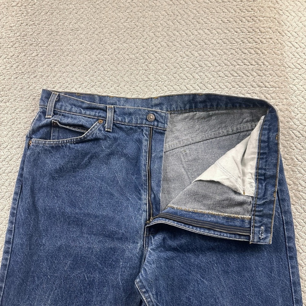 Vintage Levi's 517 Orange Tab Men's 38x30 Stone Wash Skater 80's 90's Y2K Hemmed - Picture 13 of 16